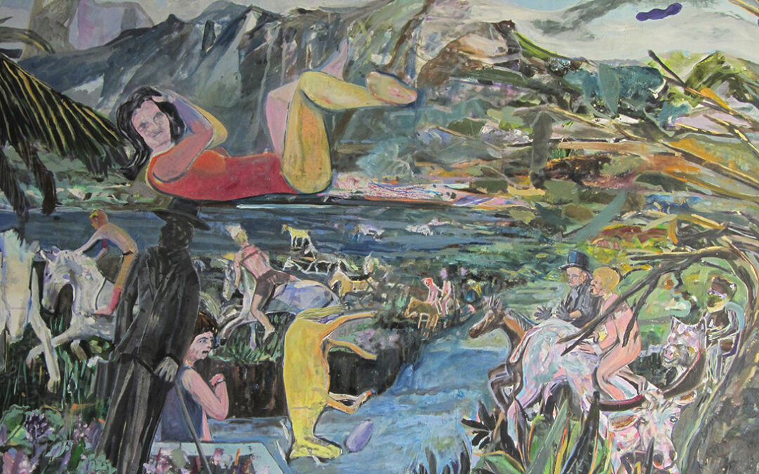 Elmar Jacob, Malerei auf Leinwand